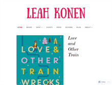 Tablet Screenshot of leahkonen.com